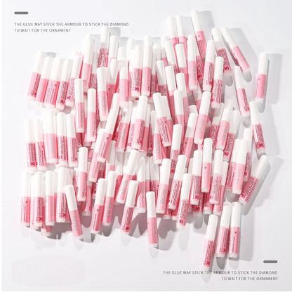 10-30pcs Fast Drying Nail Glue Acrylic False Nail Tips Glue Gel For Fast Extension Super Bond Rhinestones False Nails Mini Glue Good Vibrations