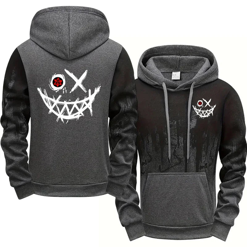 Autumn Winter Male Daily Casual Sports Jogger Suit 2025 Urban Fashion Hoodies Sportswear Men's Set Hooded Sweatshirts Sweatpants Good Vibrations