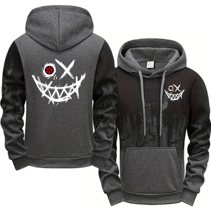 Autumn Winter Male Daily Casual Sports Jogger Suit 2025 Urban Fashion Hoodies Sportswear Men's Set Hooded Sweatshirts Sweatpants Good Vibrations