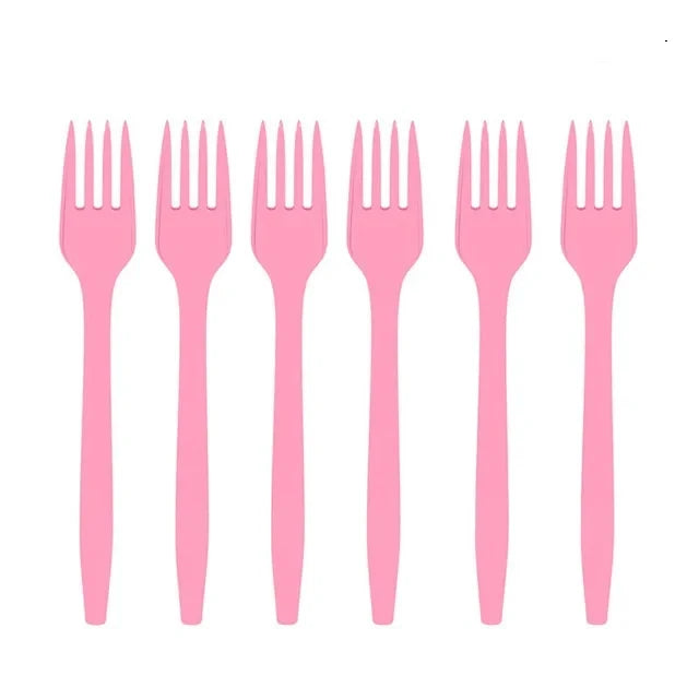 Solid Color Party Set Light Pink Tableware Paper Cup Paper Plate Tablecloth Wedding Birthday Bride Party Supplies Decorations Good Vibrations