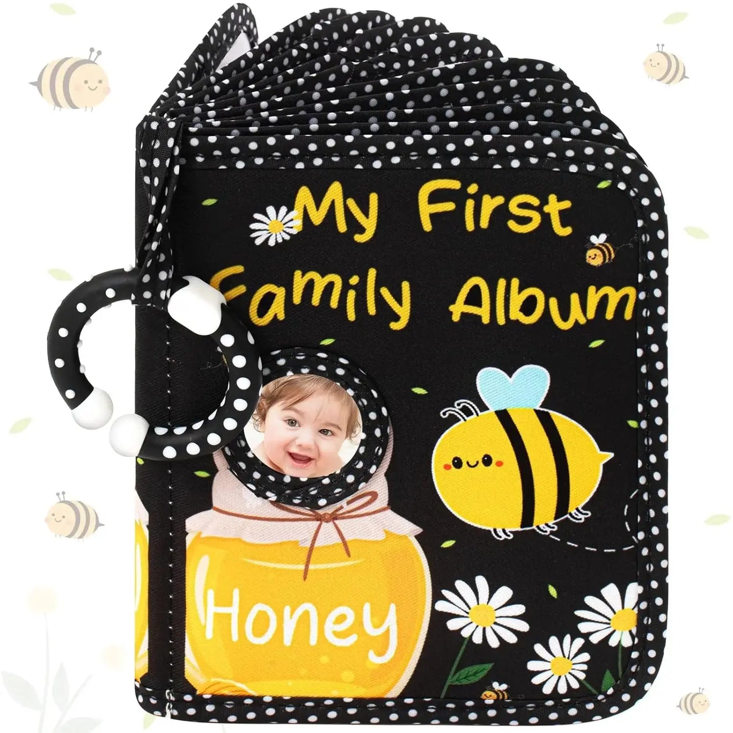 Baby Photo Album My First Photo Book Growth Babies Albums DIY Photography Album Gift for Newborn Toddler Kids Baby Shower Good Vibrations