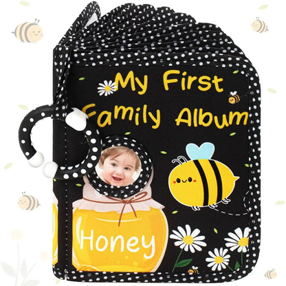 Baby Photo Album My First Photo Book Growth Babies Albums DIY Photography Album Gift for Newborn Toddler Kids Baby Shower Good Vibrations