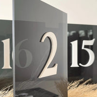 Wedding Table Numbers 3D Gold Mirror Wedding Table Decor Luxury Wedding Table Numbers Wedding Elegant Table Decor Good Vibrations