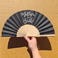 2025 Bride Bridesmaid Mothe Rof The Bride Hand Fan Bachelorette Hen Party Supplies Bridal Shower Wedding Decor Proposal Gift Good Vibrations