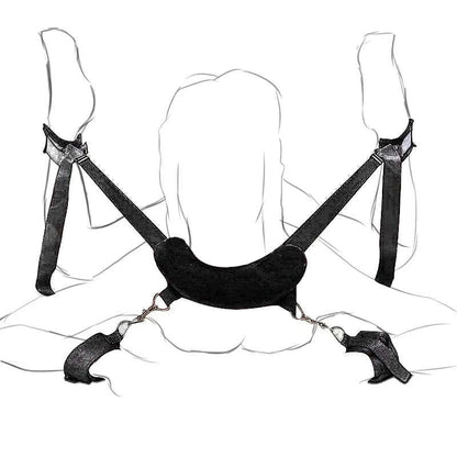 Sex Toys For Couples Flirting Adjustable Erotic Handcuffs Neck Ankle Bondage Harness Open BDSM Adult Games Restraints Chastity GOOD Vibrations