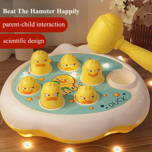 Duck/Frog/Pig Baby Toy Montessori Learning Game Educational Puzzle Gift for 12 24 Months Toddler Boy/Girl with Hammer Good Vibrations