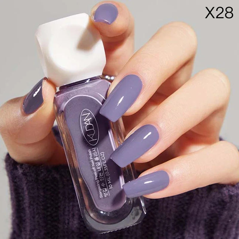 10ml Peel Off Water-Based Starry Nail Polish Fast Drying Long-Lasting Healthy And Brightening Effect No Need Lamp Cure Good Vibrations