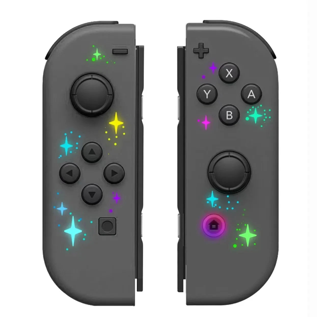 Replacement for Switch Joycon, Controller for Switch/Lite/OLED, with 6-Axis Gyro, Dual Vibration, Motion Control, Screenshot Good Vibrations