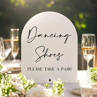 【Flat】Classic dance shoes acrylic sign, wedding, desktop, multi-purpose, 2D flat Good Vibrations