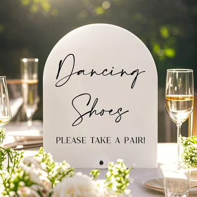 【Flat】Classic dance shoes acrylic sign, wedding, desktop, multi-purpose, 2D flat