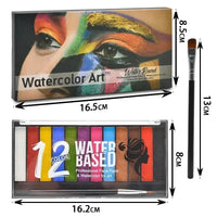 42 Color Eye Shadow Palette Face Body Painting Make Up Easy To Clean Makeup Body Paint Festival Halloween Body Paint Wholesale Good Vibrations
