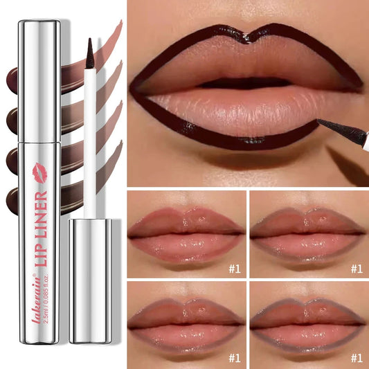 Lakerain Pointed Tear-off Lip Liner Outlines Exquisite Lip Makeup Long-lasting Peel-off Matte Easy-to-color Lip Liner Good Vibrations