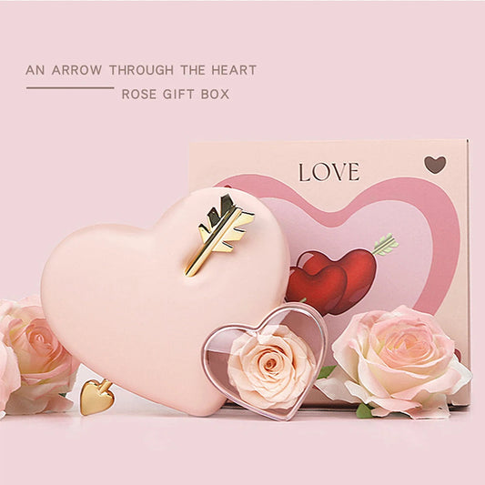 Valentine'S Day Gift Box Bag Set Unique Heart Jewelry Display Box With Arrows Storage Organiser Anniversary Birthday Gifts Box Good Vibrations