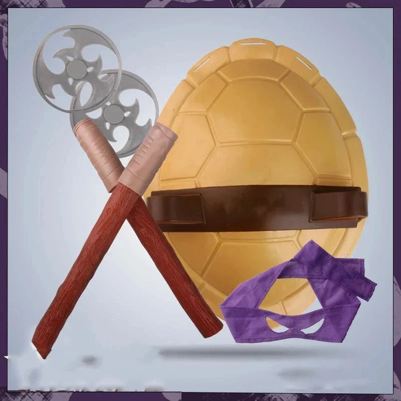 Children Ninja Cosplay Turtle Shell Props Children's Parties Dinner Party Cos Play Costumes Supplies New Year Gifts Good Vibrations