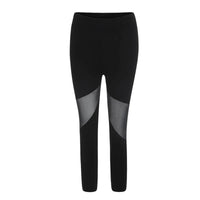 2024 Women Leggings Gothic Insert Mesh Design Trousers Pants Big Size Black Sportswear New Fitness Leggings Good Vibrations