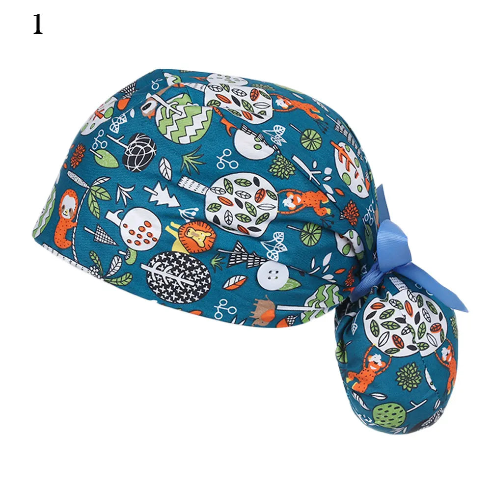 Women & Men Tie Back Hats Ponytail Holder Adjustable Long Hair Cap Working Hat With Button Working Cap Good Vibrations