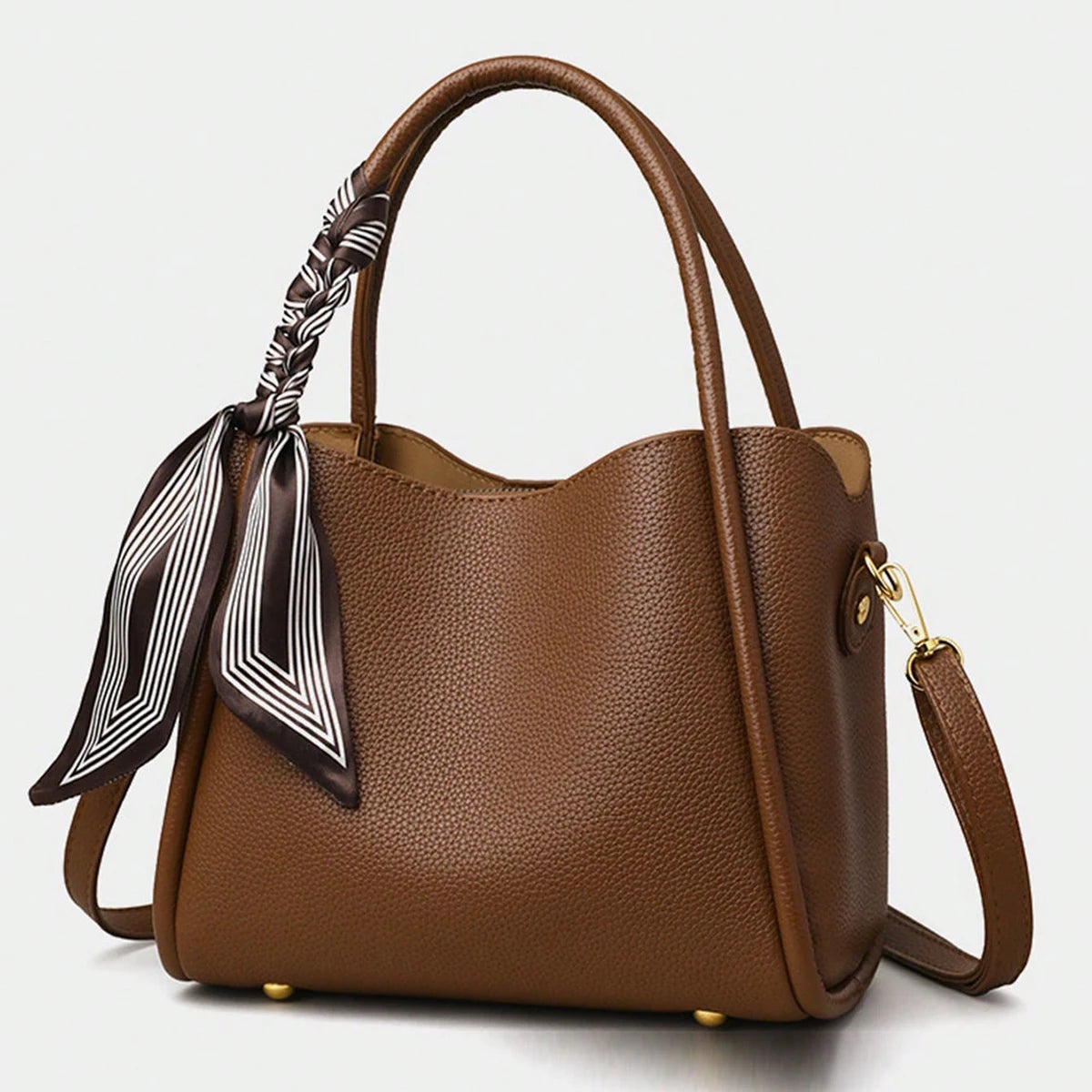New autumn and winter fashion all-match retro style handbag solid color adjustable shoulder strap shoulder messenger bag Good Vibrations