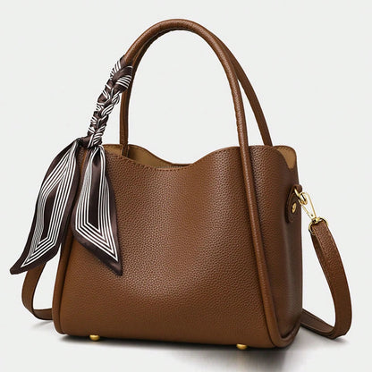 New autumn and winter fashion all-match retro style handbag solid color adjustable shoulder strap shoulder messenger bag Good Vibrations