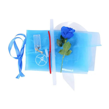 Creative Balloon Rose Flower Bouquet Wedding Decoration Bobo Ball LED Glowing Column Decoration Scene Birthday Party Room Layout Good Vibrations