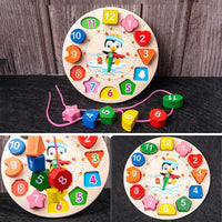 9 in 1 Wooden Montessori Toys Rattle Bell Drum Column Set Musical Instruments Sensory Early Baby Toy Toddler Education Good Vibrations