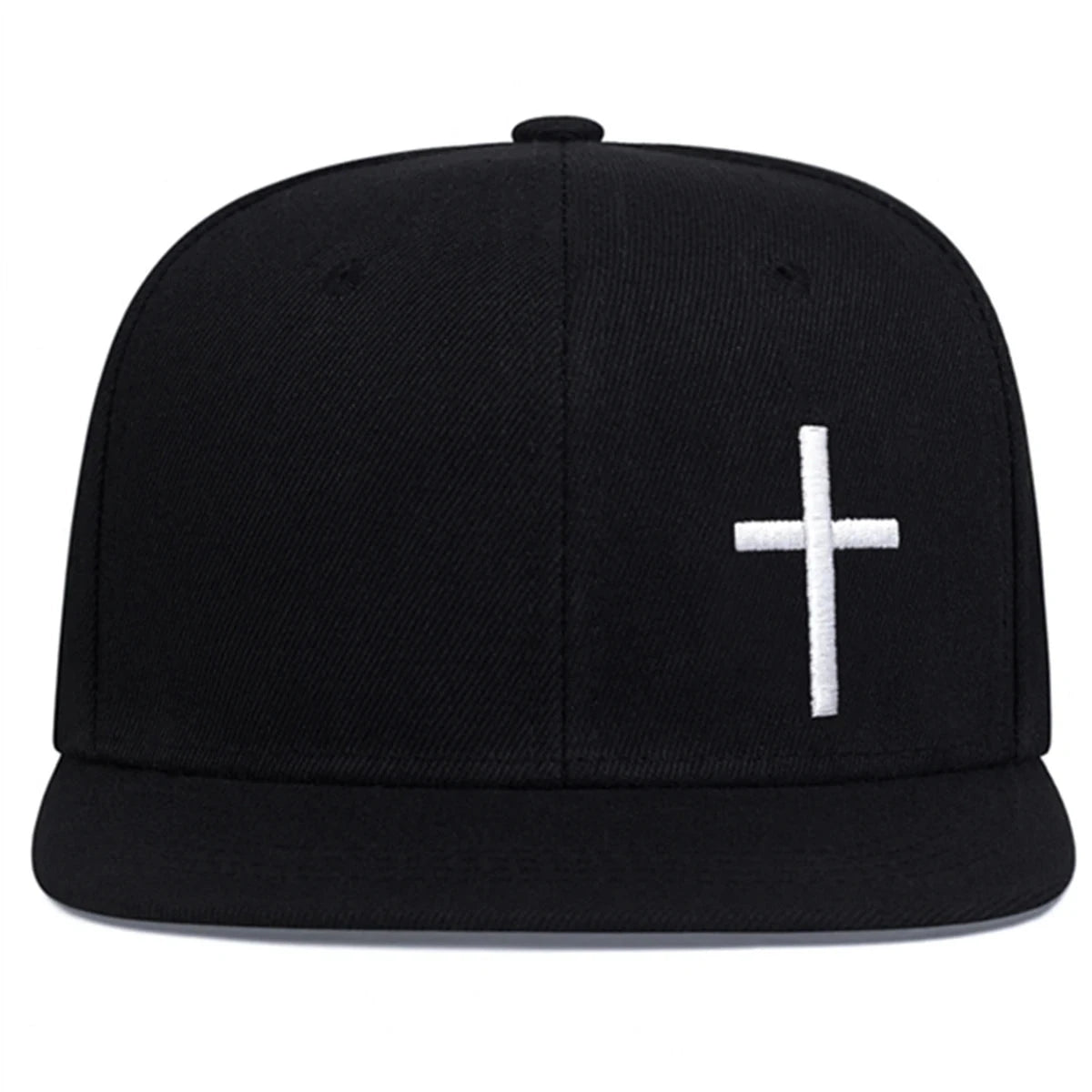 Unisex Cross Embroidery Hip-hop Hats Spring Autumn Outdoor Adjustable Casual Baseball Caps Sunscreen Hat Good Vibrations