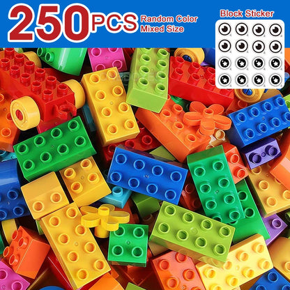 NEW Big Building Blocks For Toddlers Baby Large Classic Building Bricks Set Toys Kids Christmas Gift Compatible With Major Brand Good Vibrations