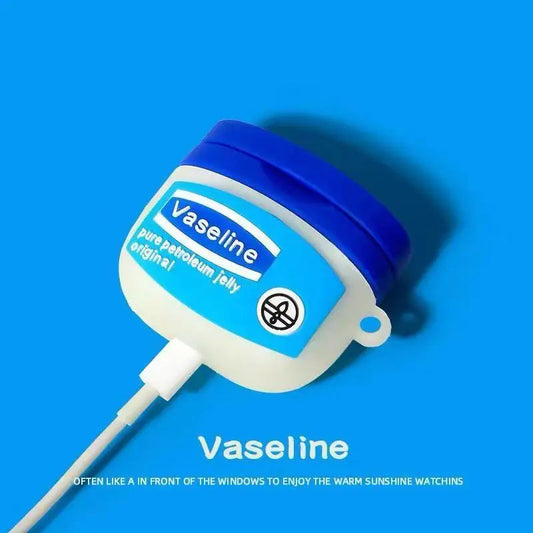 For AirPods 4 3 2 1 Pro Pro2 Earphone Case 3D Creative vaseline Case Silicone Protective Headphone Box With Pendant Cover Good Vibrations