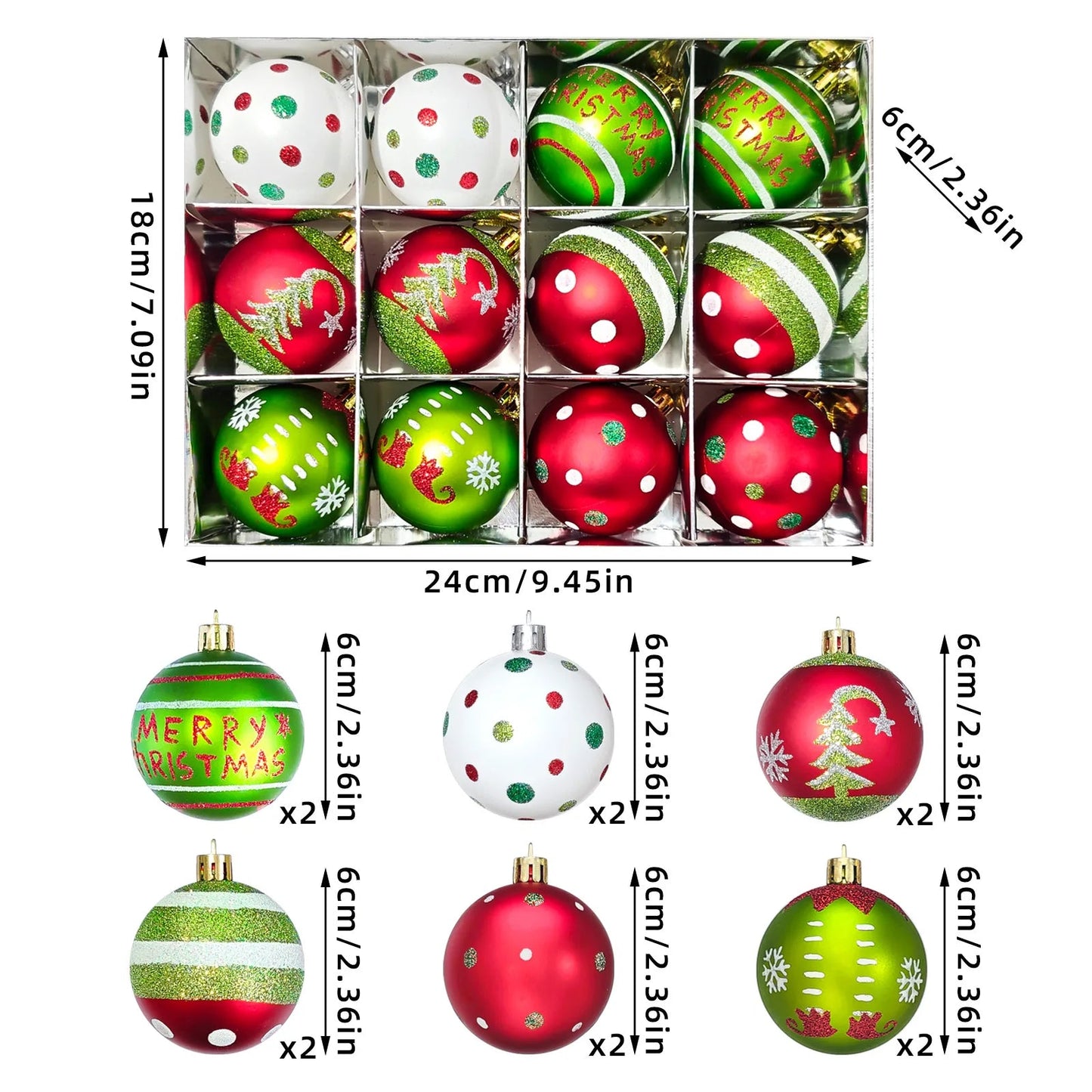 Christmas Ball Decoration Green Monster Xmas Tree Ornament Green Painted Xmas Hanging Tree Pendant New Year Christmas Home Decor Good Vibrations
