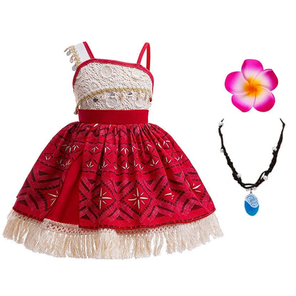 Disney Moana 2 Maui Cosplay Jumpsuits Tattoo Costume Boys Girls Maui Print Leaf Suits Movie Character Halloween Costume 2-10Yrs Good Vibrations