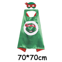Cartoon Ninja Turtle Cloak Toy Set Halloween Character Party Cosplay Costume Mask Cloak Kid’s Toys Ninja Mask Set Good Vibrations
