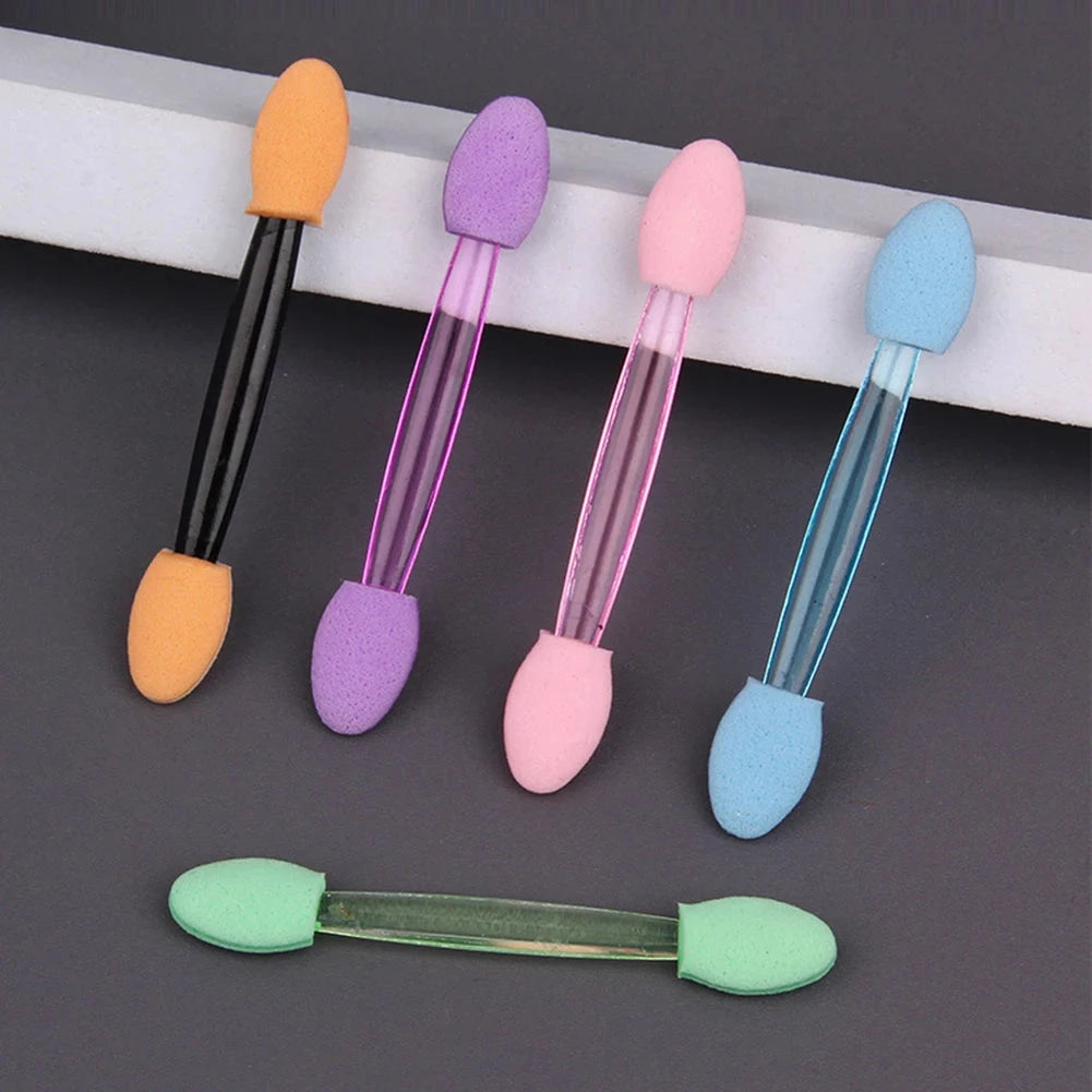 50pcs Eyeshadow Brushes Double Sided Sponge Women Make Up Eye Shadow Brushes Good Vibrations