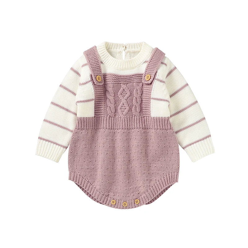 Baby Bodysuits Long Sleeve Spring Autumn Outwear Newborn Boy Girl Knitted Onesie Winter One Pieces Toddler Infant Unisex Clothes Good Vibrations