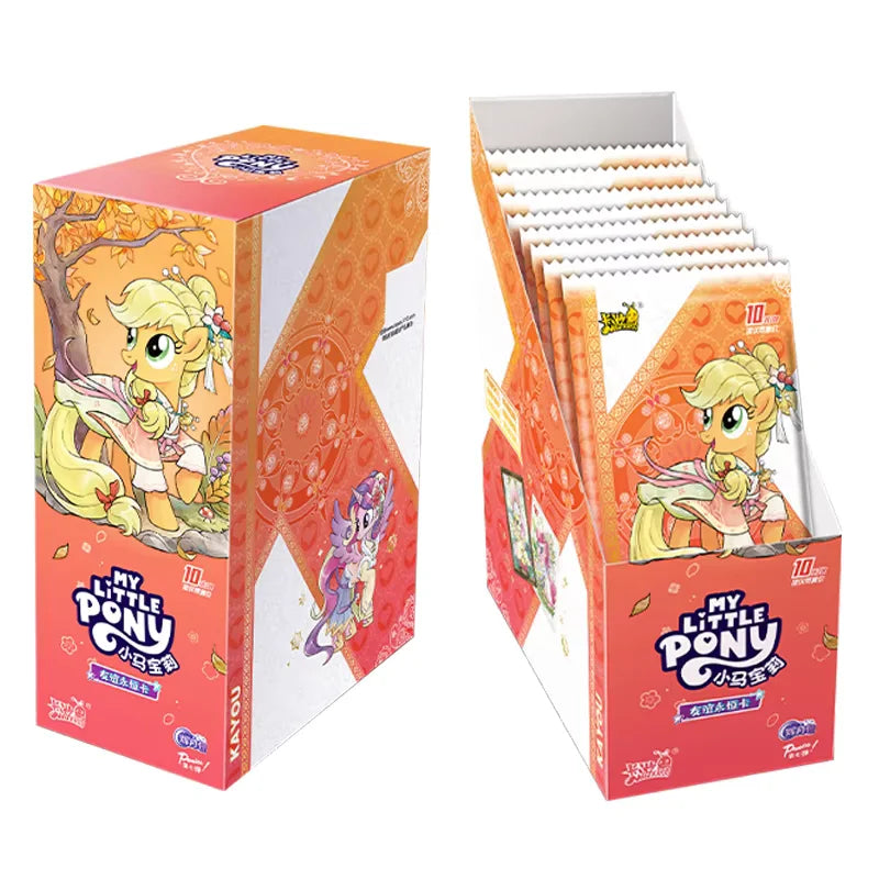 KAYOU Genuine My Little Pony Card Cute Funny Party Friendship Eternal Cards SGR Princess Anime Game Collectible Cards Toys Gifts Good Vibrations