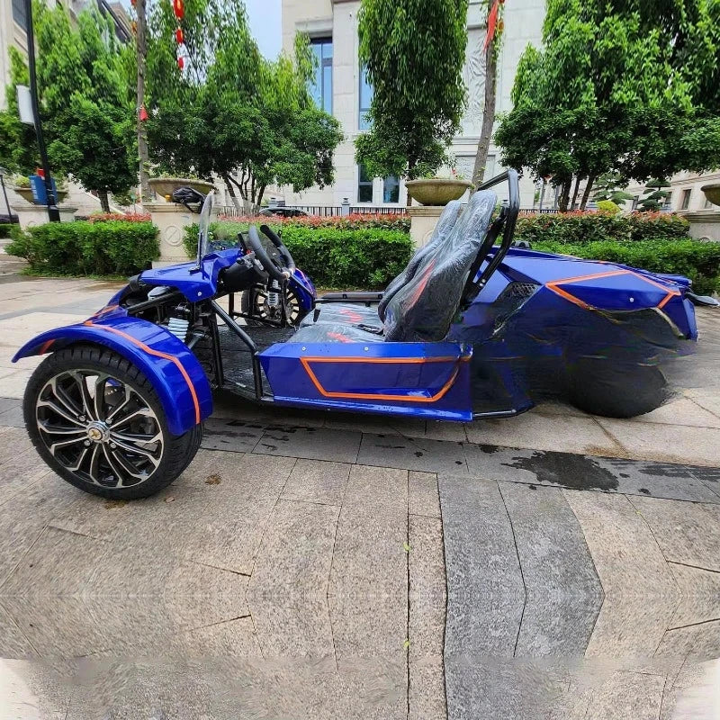 Cross-border 350Cc 3-Wheel Drive Motorcycle High Speed Roadster with Battery Electric Racing Car Good Vibrations