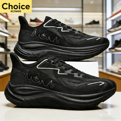Running Shoes Carbon Board Speciality Marathon Men Sports Breathable Lightweight Women's Comfortable Athletic Nonskid Sneakers Good Vibrations