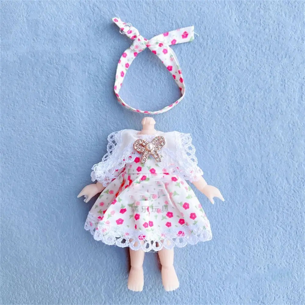 10 Styles Doll Clothes Dresses with Cartoon Hat Cute Fashion Skirts Plush Animals Mini Animal Doll Outfit Good Vibrations
