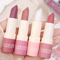 Nude Matte Velvet Lipstick Lip Liner Color Rendering Lasting Non-stick Cup Sexy Lipsticks Waterproof Beauty Lips Makeup Cosmetic Good Vibrations