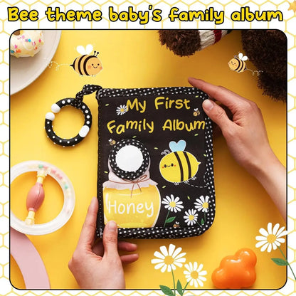 Baby Photo Album My First Photo Book Growth Babies Albums DIY Photography Album Gift for Newborn Toddler Kids Baby Shower Good Vibrations