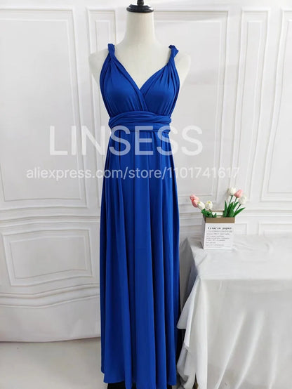 Multiway Maxi Dress Bridesmaid Dress Infinity Cocktail Dress Floor Length Bridesmaid Dress Maxi Dress for Bridesmaid Gifts Good Vibrations