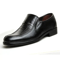 Casual Loafers for Men Round Toe Mens Formal Shoes Business Handmade Slip-On Mens Flat Shoes Mocasines Zapatos De Hombre Good Vibrations