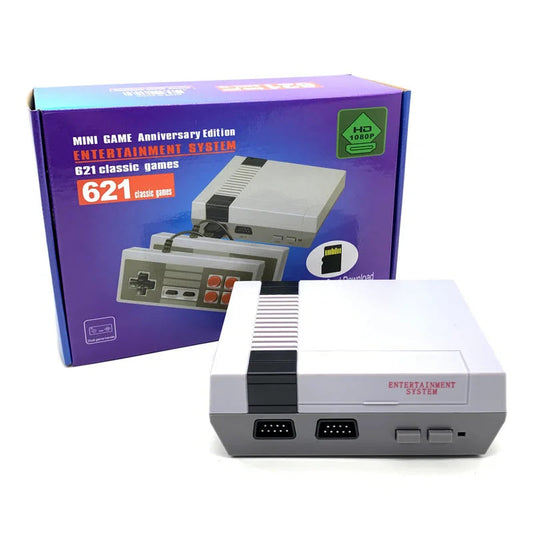 Retro Family HD Video Classic Handheld Game Players Built-in 621 Games HD Output Controls HDMI Mini TV Game Console Good Vibrations