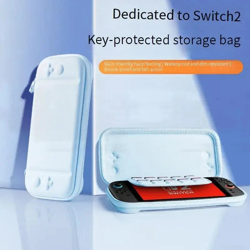 Case for Switch 2 Travel Carrying Stand Storage Large Bag Anti-Scratch Handbag Portable Dustproof Case for Switch Oled Good Vibrations