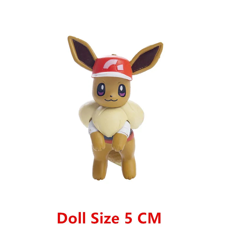Pokemon Anime Figure Pikachu Eevee Charizard Mewtwo Cartoons Figure Collection Model Pocket Monster Action Toys Kids Birthday Gi Good Vibrations