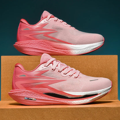 Running Shoes Men Casual Carbon Board Marathon Sports Breathable Lightweight Women's Comfortable Athletic Antiskid Sneakers Good Vibrations