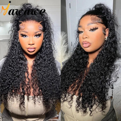 YAWAWE Glueless Wig Human Hair Ready To Wear Water Wave Pre-plucked 13x6 Lace Frontal Wigs For Women HD Lace Wigs Clearance Sale Good Vibrations