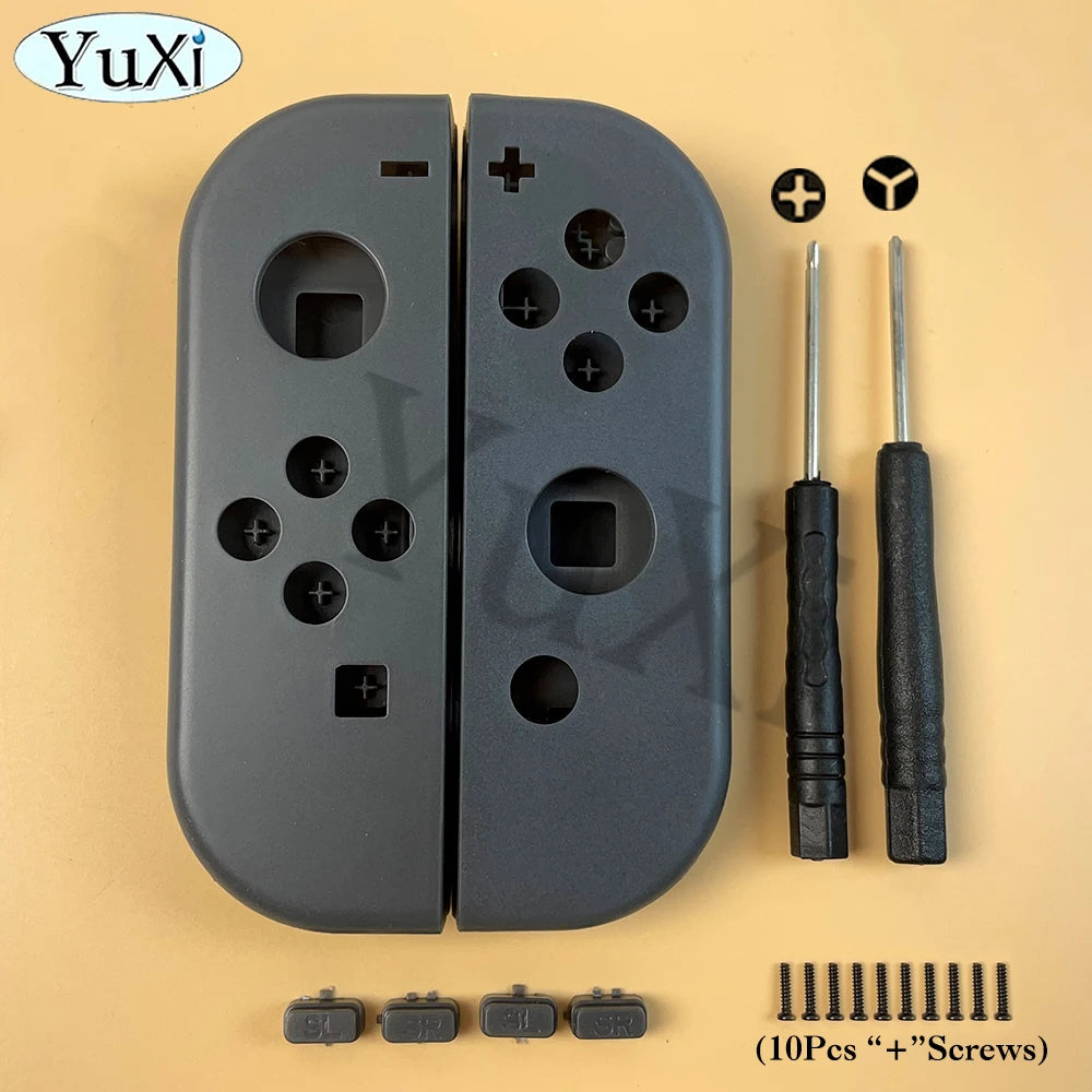 1Set Front Back Middle Frame Shell Housing Case Plastic Cover LR SL SR Buttons For Nintend Switch NS NXJoy-Con Game Controller Good Vibrations