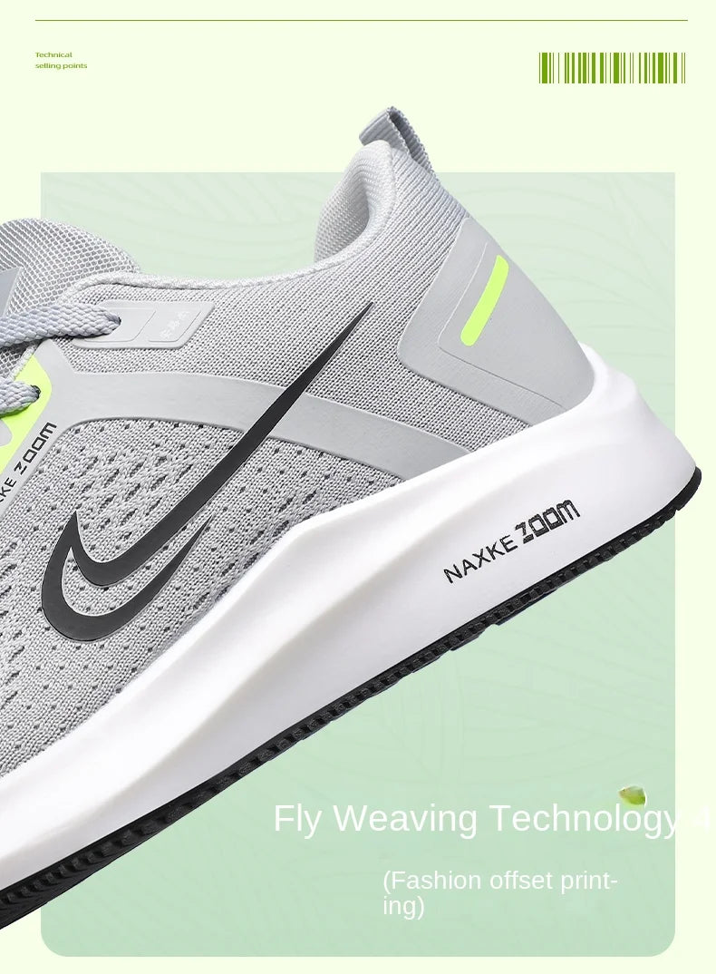 Men's Shoes 2025 New Summer Breathable Mesh Casual Sports Shoes Men's Trendyy Versatile Work Running Shoes Good Vibrations
