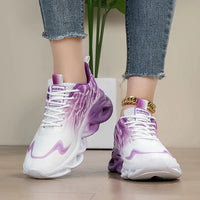 Fashion Women's Running Shoes Light Mesh Soft Bottom Tennis Shoes Teenagers Trendy Outdoor Sports Shoes Anti-slip Casual Shoes Good Vibrations