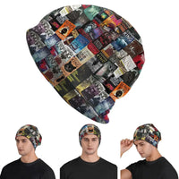 Stephen King Book Covers, Horror Bookworm Skullies Beanies Hats Warm Autumn Winter Outdoor Cap Knitted Bonnet Caps Adult Good Vibrations
