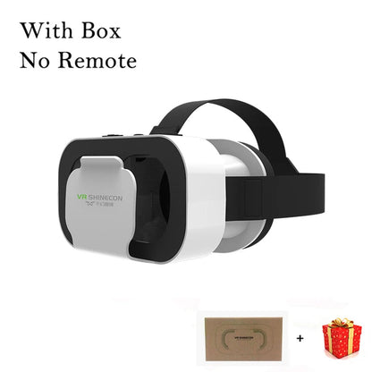 VR Glasses Virtual Reality Headset Viar Devices Helmet 3D Lenses Smart Goggles For Smartphones Phone Mobile Gogle Game Accessory Good Vibrations